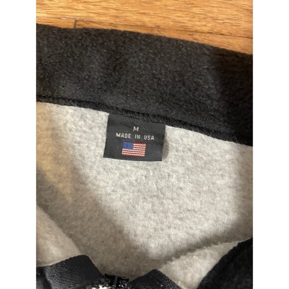 Beijing 2008 Olympics USA Fleece Jacket Medium Gray Made In USA - Picture 5 of 6